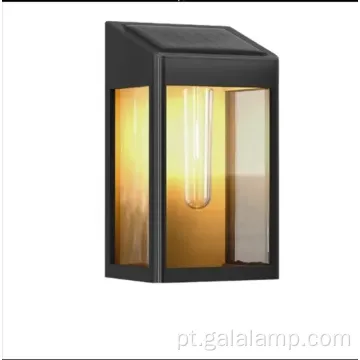 Instalação fácil luminária de parede externa sensível à luz